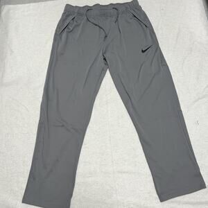 Nike Men's Dri Fit Epic Knit Training Track Pants Smoke Gray Tall Coupe Size 2XL